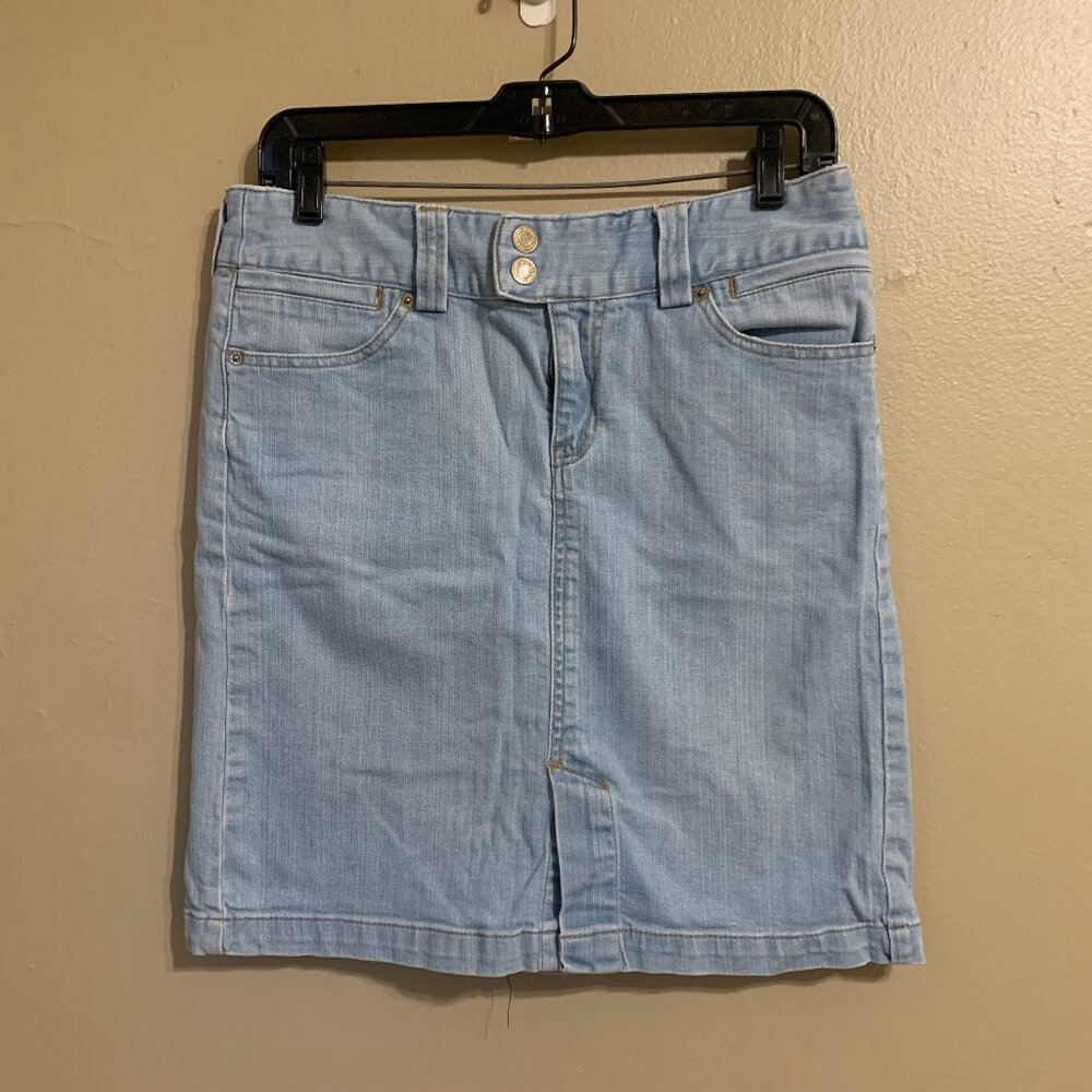 Vintage Gap Knee Length Denim Skirt